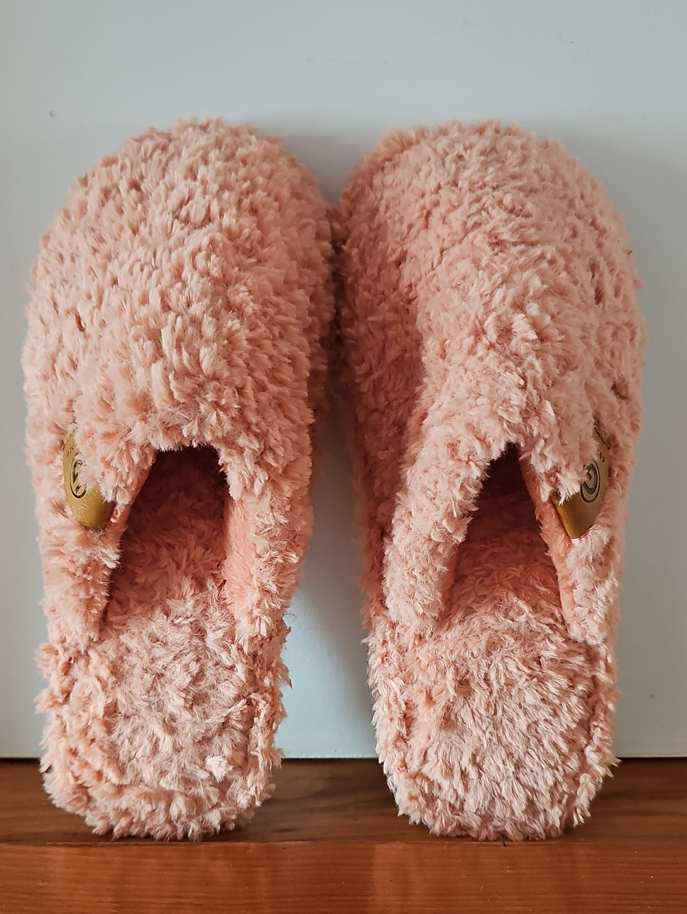 Plush Peacb Fuzzy Slide Slippers for Women